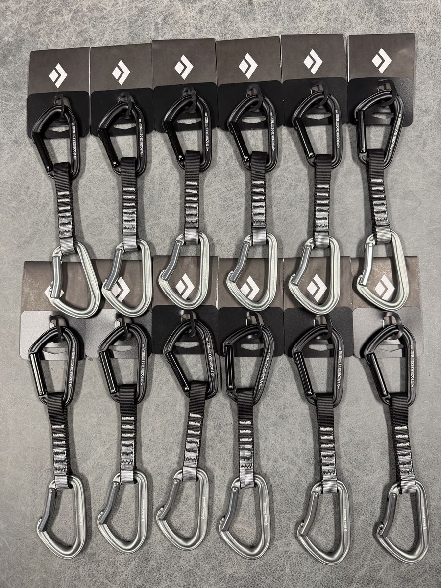 Set of 12 Black Diamond Quickdraws