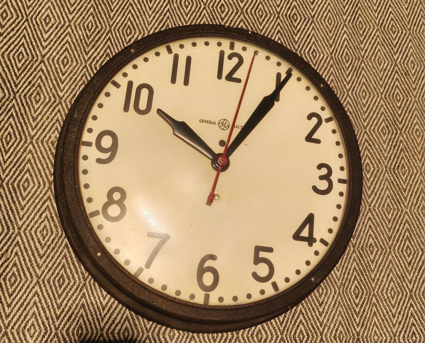 Vintage General Electric School Wall Clock