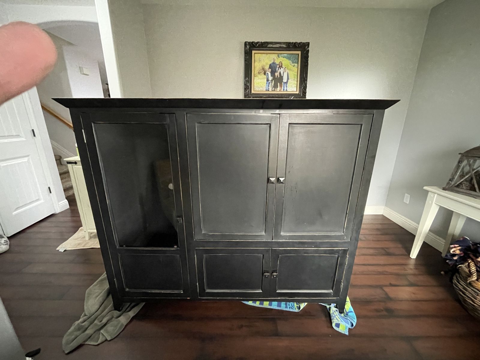 TV stand. Very heavy