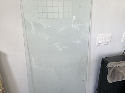 Glass Shower Panel 27.25" x 68” for Door or Wall