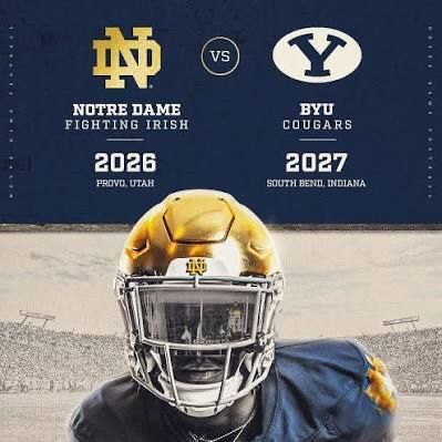 4 Tickets - Notre Dame vs BYU Football Tickets