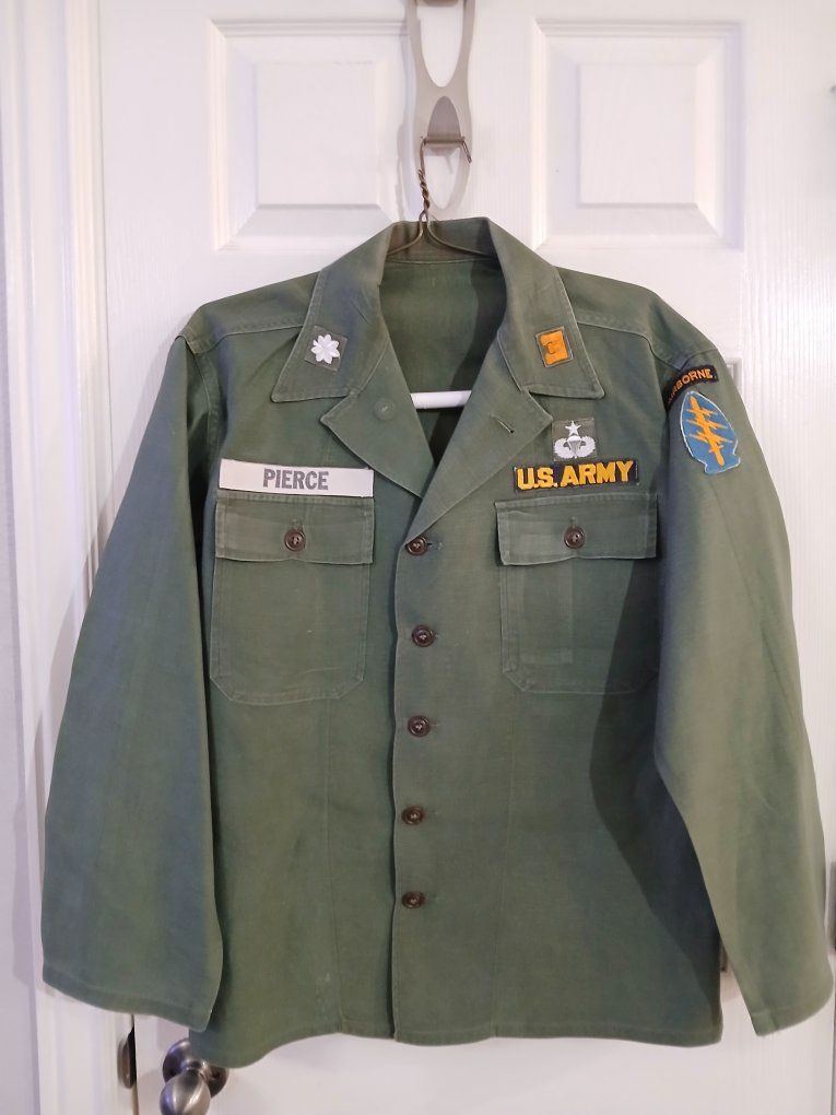 US Army OG-107 cotton sateen shirt