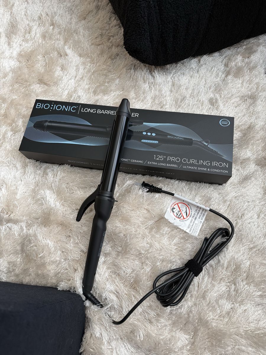 Bioionic Long Barrel 1.25” curling iron