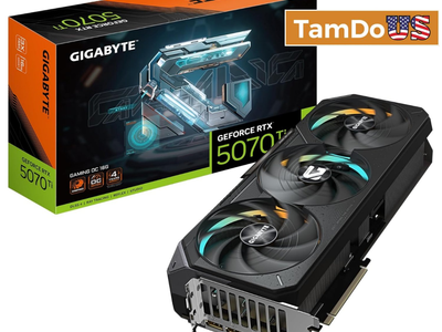 GIGABYTE GeForce RTX 5070 Ti Gaming OC 16G Graphics Card, 16GB 256-bit GDDR7