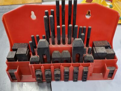 For Sale, Tee slot clamping kit.