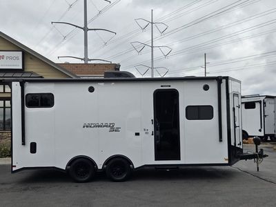 8x20 / 8.5x20 Nomad SE 20FK Toy Hauler Travel Trailer Enclosed Stealth 2026