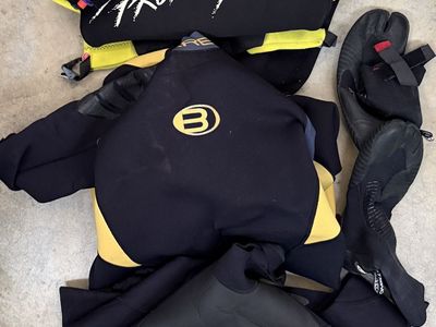Lot of used Wetsuits Gloves and Booties