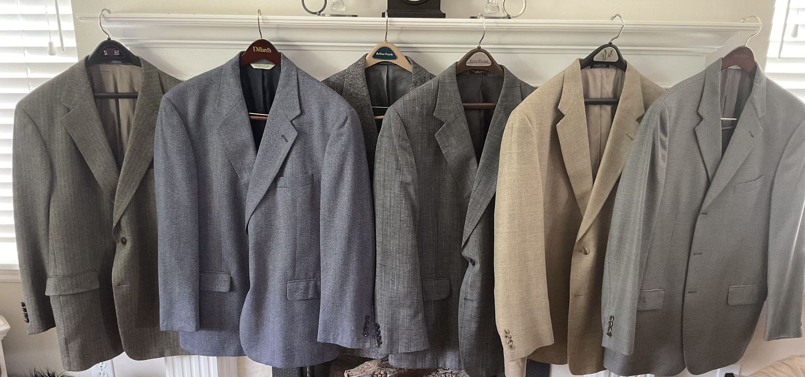 VTG  Mens Suit Jackets -  Most Are 44 R $50 Each