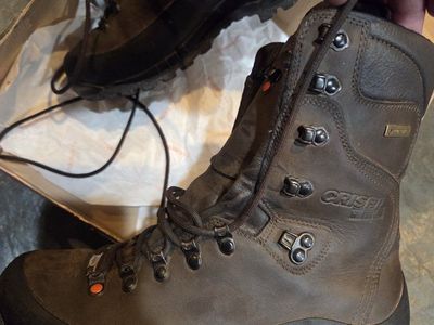 Crispi Summit GTX Hunting Boots - Men's Brown Leather, Vibram Sole, GORE-TEX 9.5 ee Men's size
