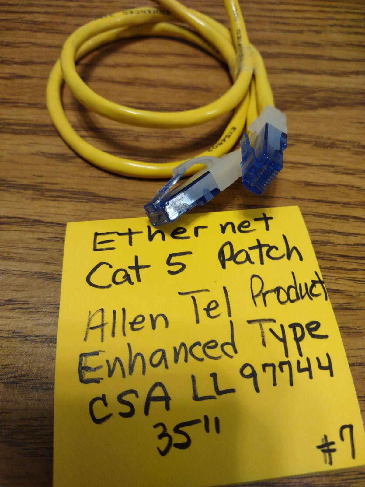 ETHER NET CAT 5 PATCH CONNECTOR CORD