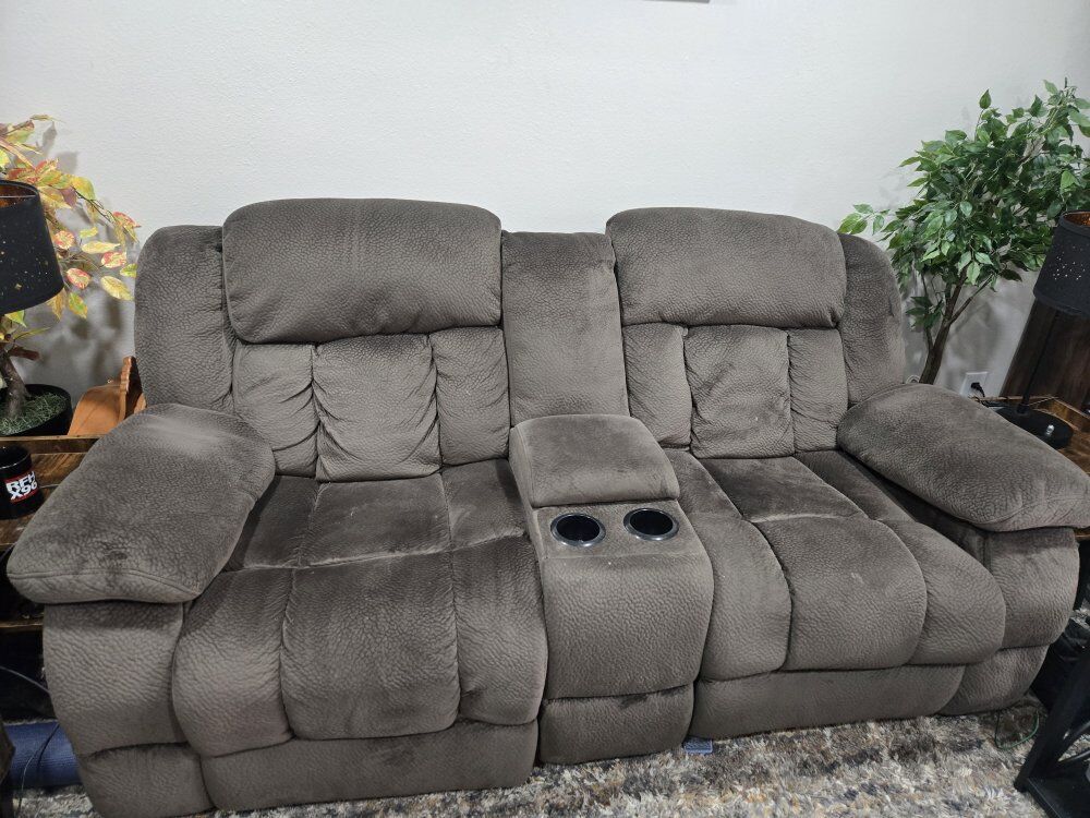 double recliner loveseat