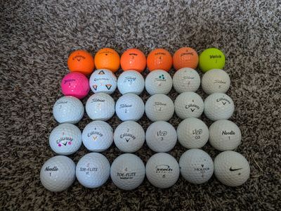 30 golf balls (various brands) #3