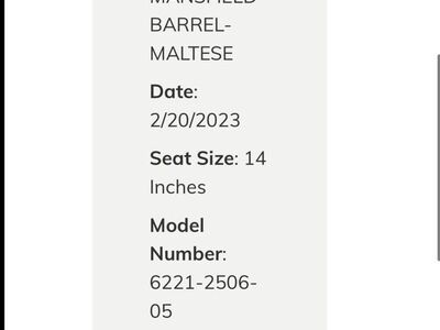 15in Circle Y Barrel Saddle