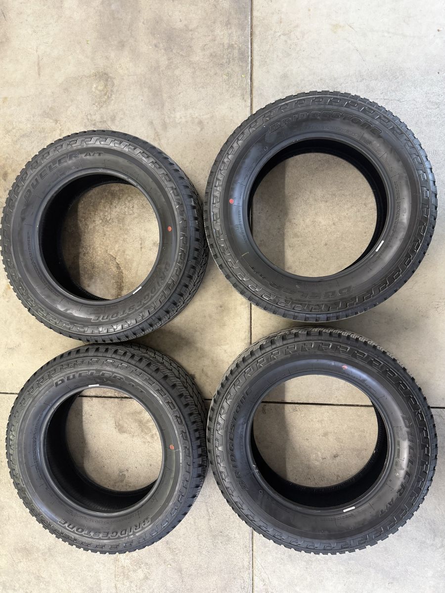 Set of 4 Bridgestone Dueler A/T LT275/65R20 Tires $1000.00 or best offer