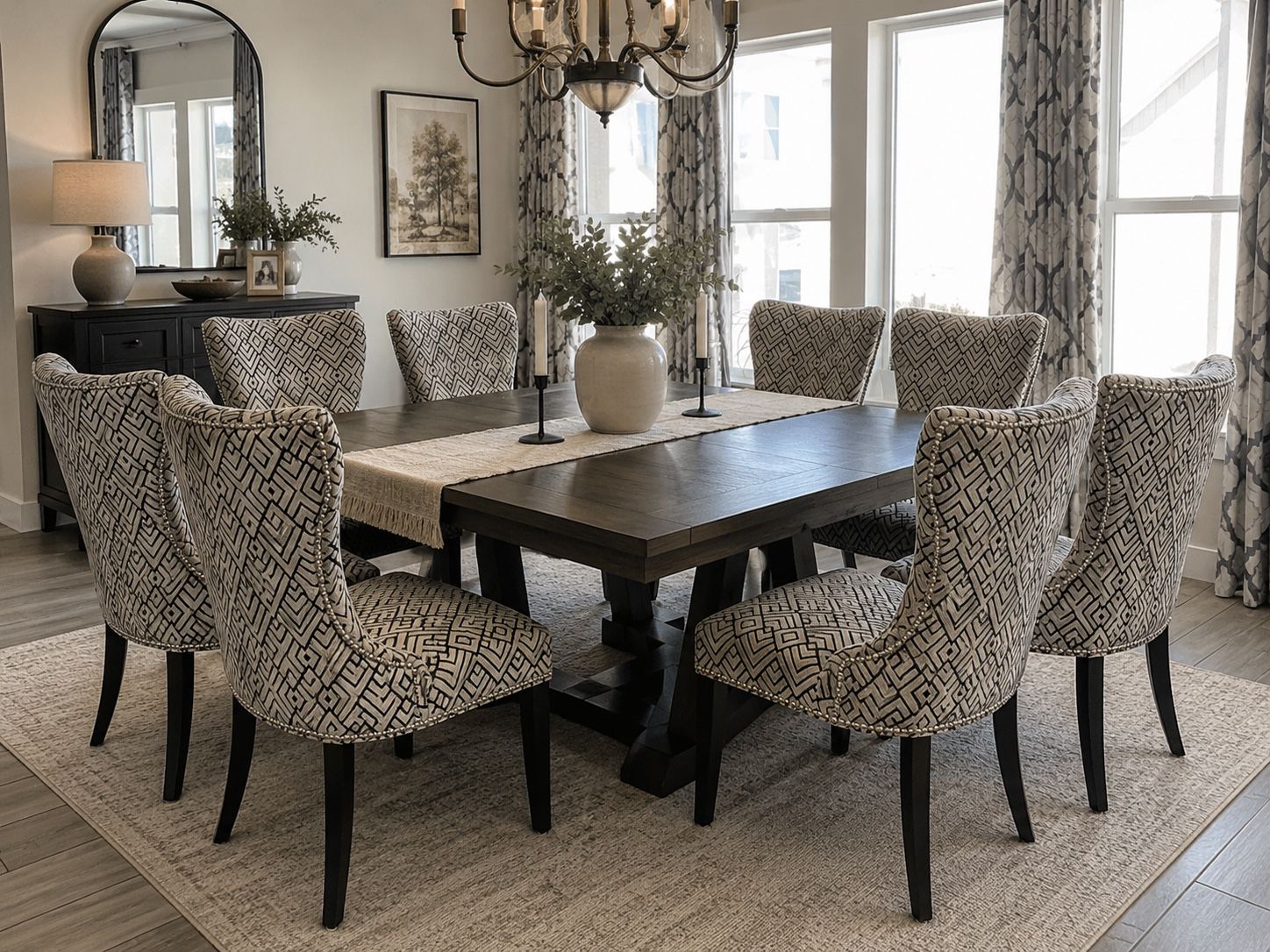 Luxe Home brand, Denmark Side 4 Chair - DesignMaster Furniture