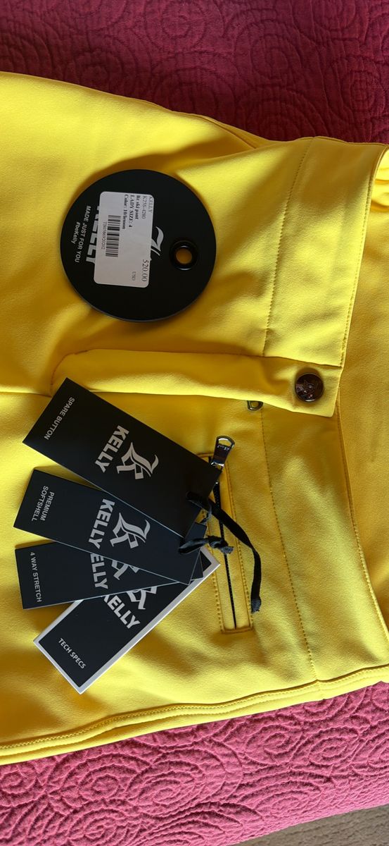 Women's KELLY Softshell Ski Pants, size 4