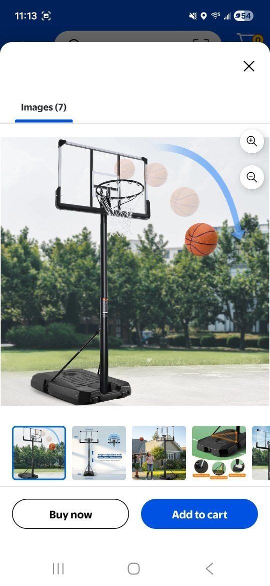 Portable Adjustable Basketball Hoop 
IGL*