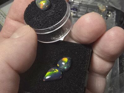 Ethiopian Black Fire Opal