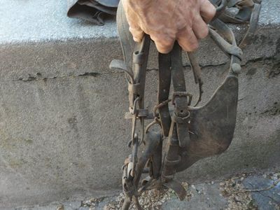 Antique early 1900 horse gear John Wayneovie Moab horses and earlier