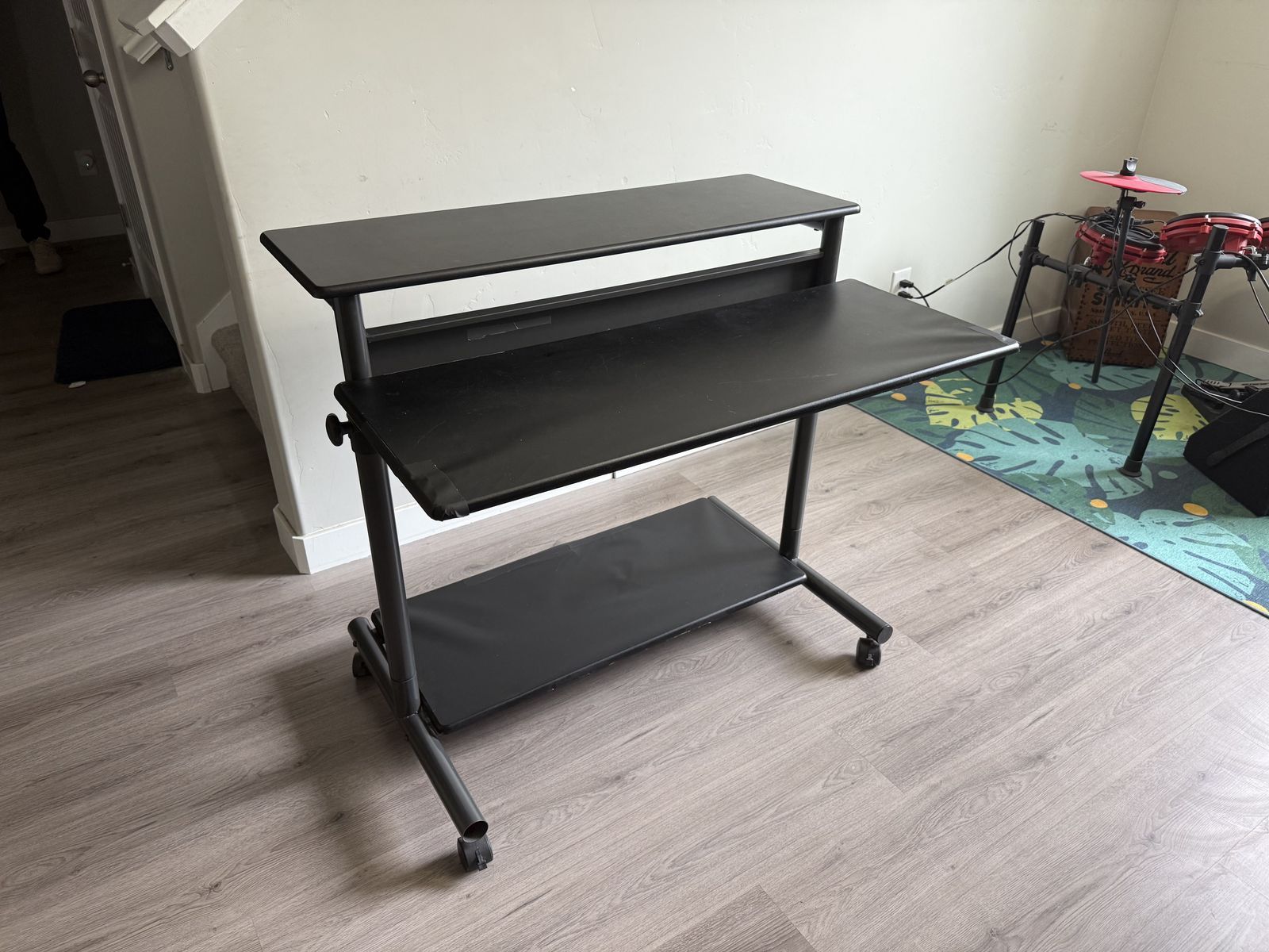 Stand Up Desk Two Tier(Manual Adjustable Height)