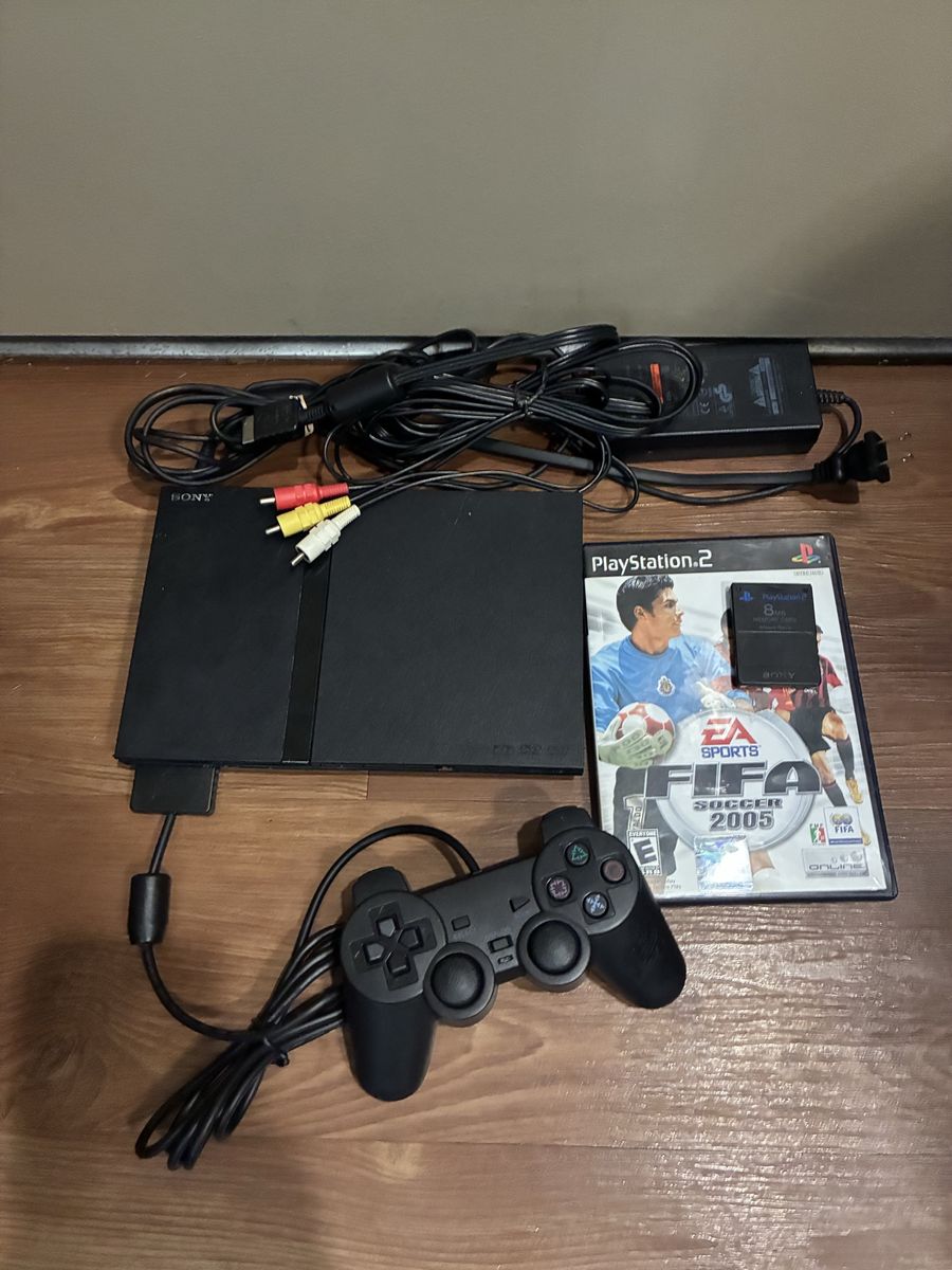 Sony PlayStation 2 PS2 Slim FIFA Bundle TESTED