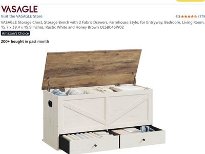 Storage bench chest- New in box!!!