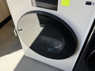 New open box Samsung - 7.6 cu. ft. Bespoke AI Ultra Capacity Front Load Electric Dryer with AI Home and AI OptiDry+ - Ivory