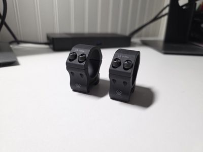Vortex Pro Series Rifle Scope Rings Pair Black Matte Finish