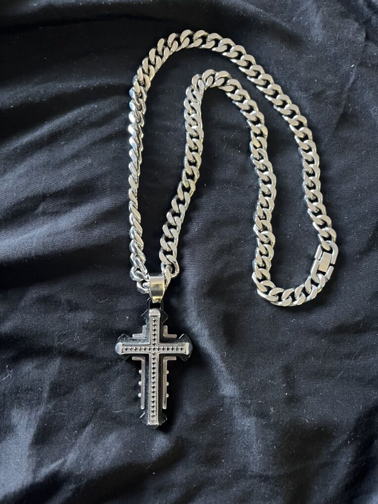 Stainless Steel Cross Necklace