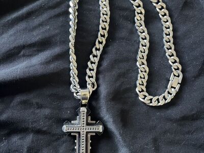 Stainless Steel Cross Necklace