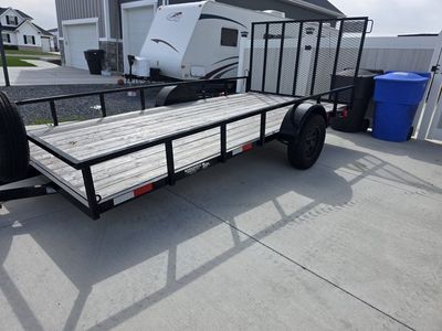 2020 flatbed 7x14 ft trailer