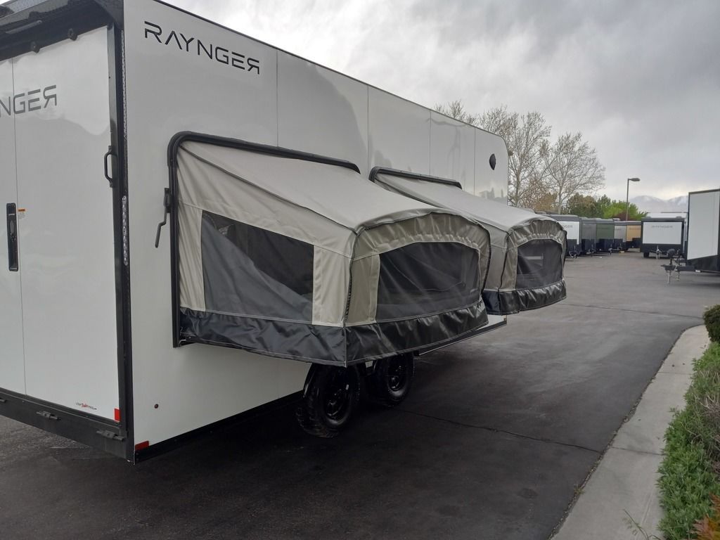 2025 Raynger 8x20 / 8.5x20 Toy Hauler Travel Trailer Enclosed Cargo Camper New