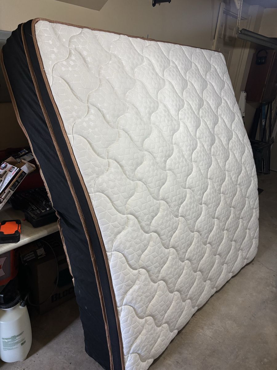 Comfortable White Quilted Mattress - Gently Used & Ready for a New Home