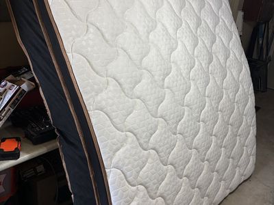 Comfortable White Quilted Mattress - Gently Used & Ready for a New Home