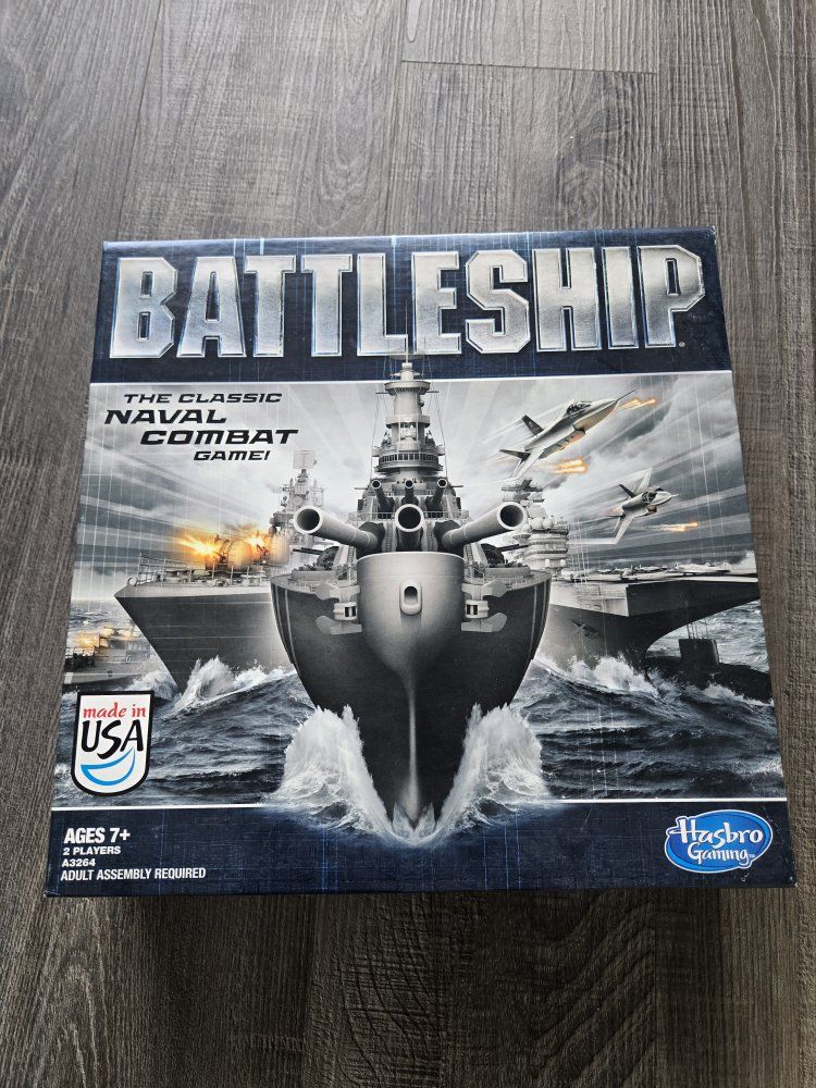 Hasbro Battleship Classic Naval Combat Game Complete with Box and Instructions