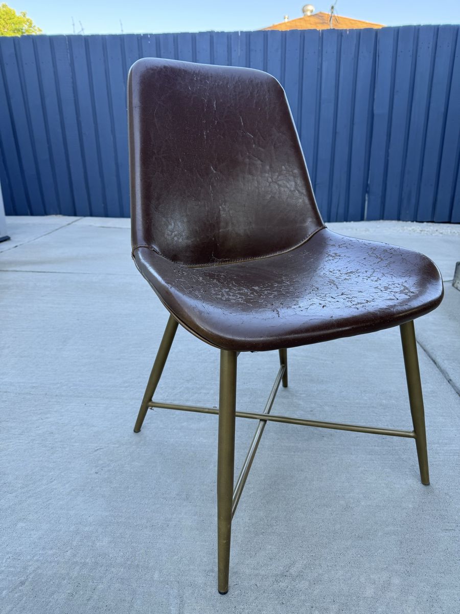 Leather Dining Room Chairs - Rough Shape