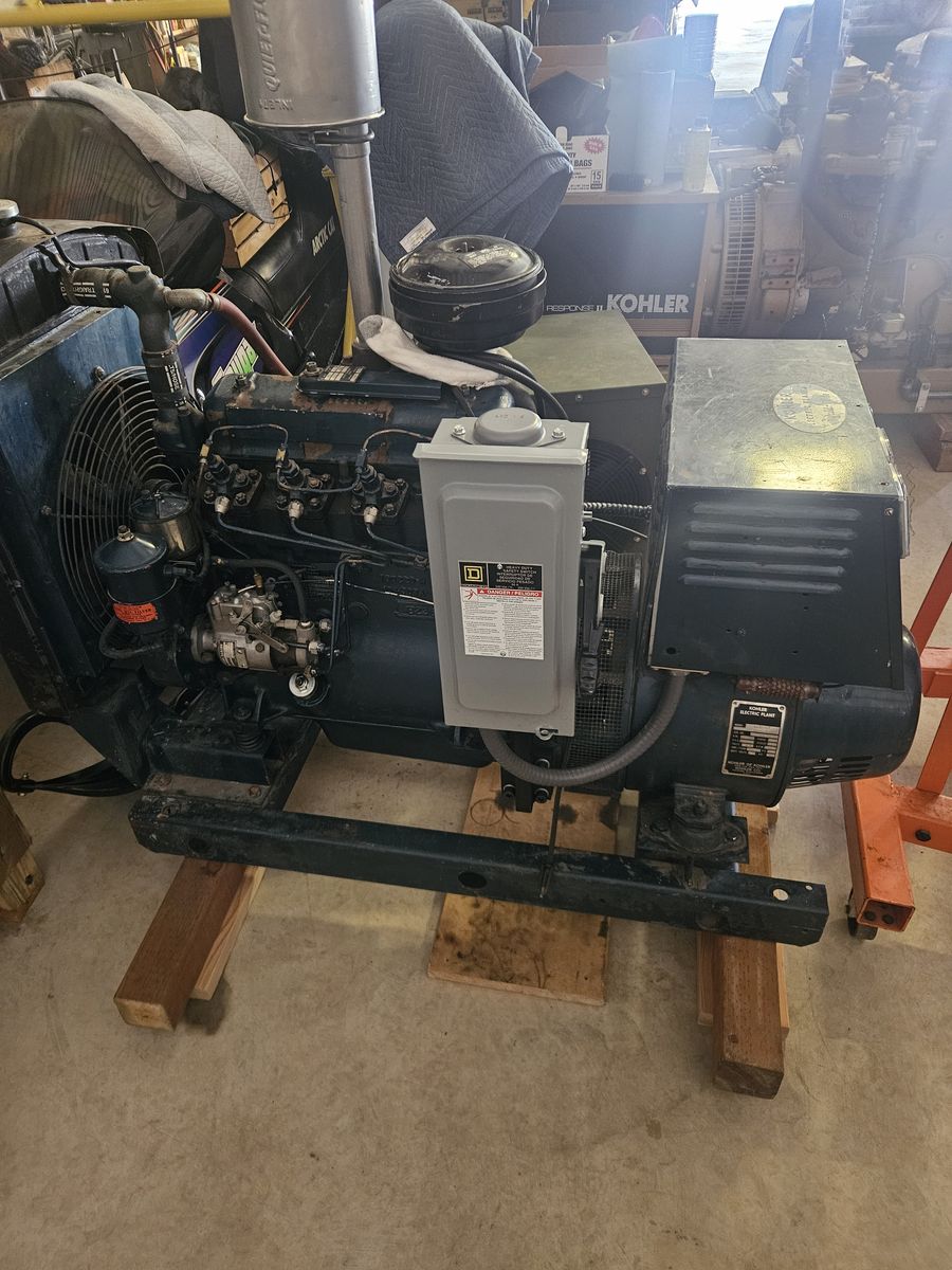 Kohler Diesel Generator Old School Rock Solid 10KW