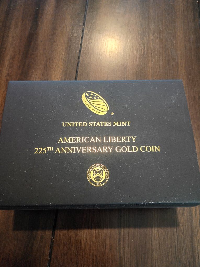 US Mint 2017-W American Liberty 225th Anniversary $100 Gold Coin with OGP & COA