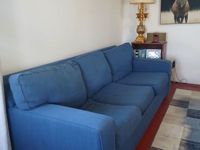 Blue Fabric Couch