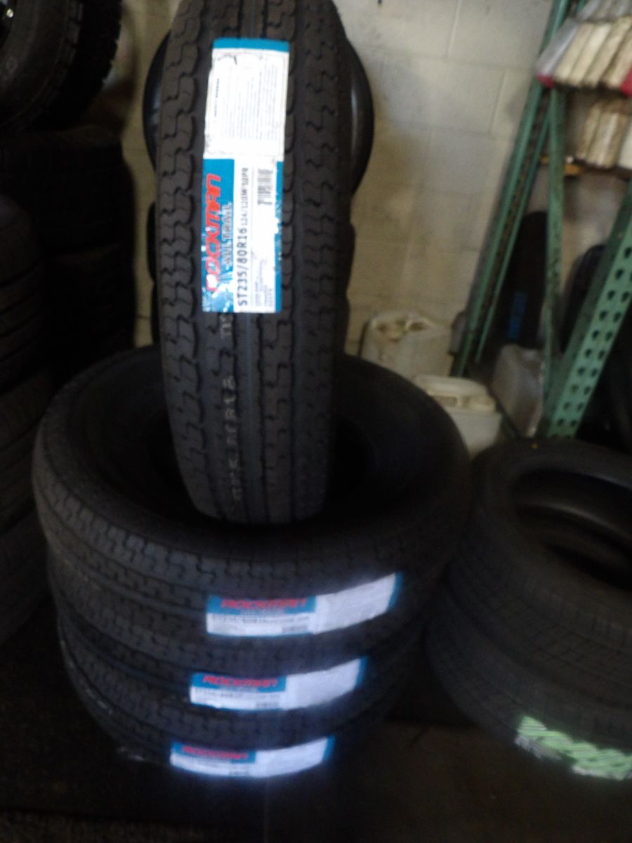235/80R16 ROCKMAN ALL TRAIL SET OF NEW TRAILER TIRES