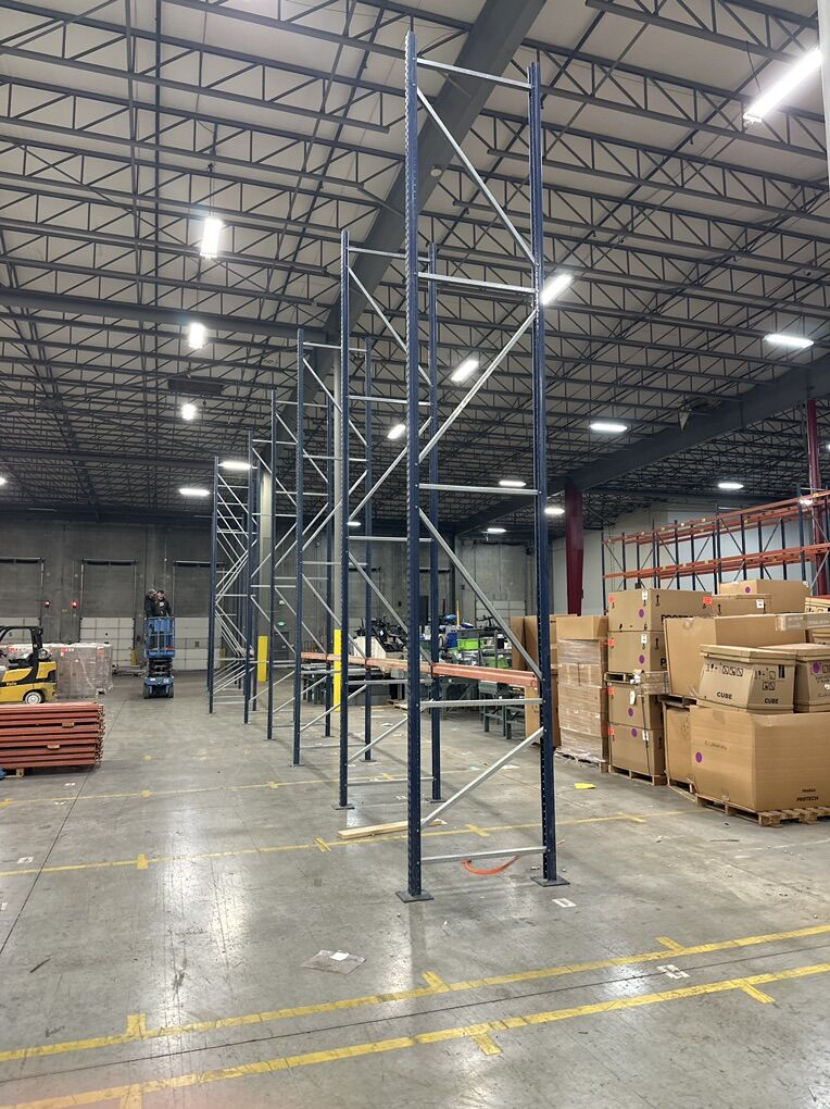 20 Ft x 42in Pallet Rack Frames