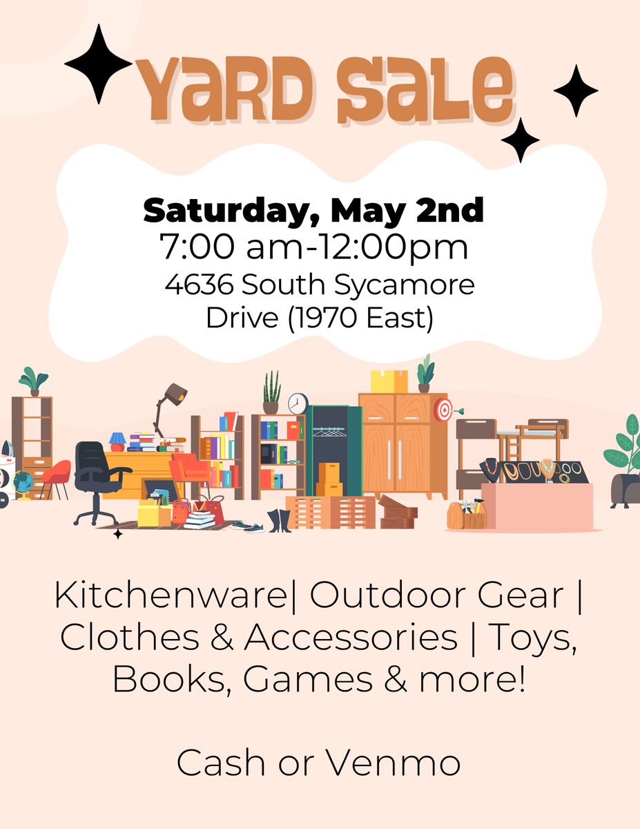 YARD SALE 3 families in Holladay