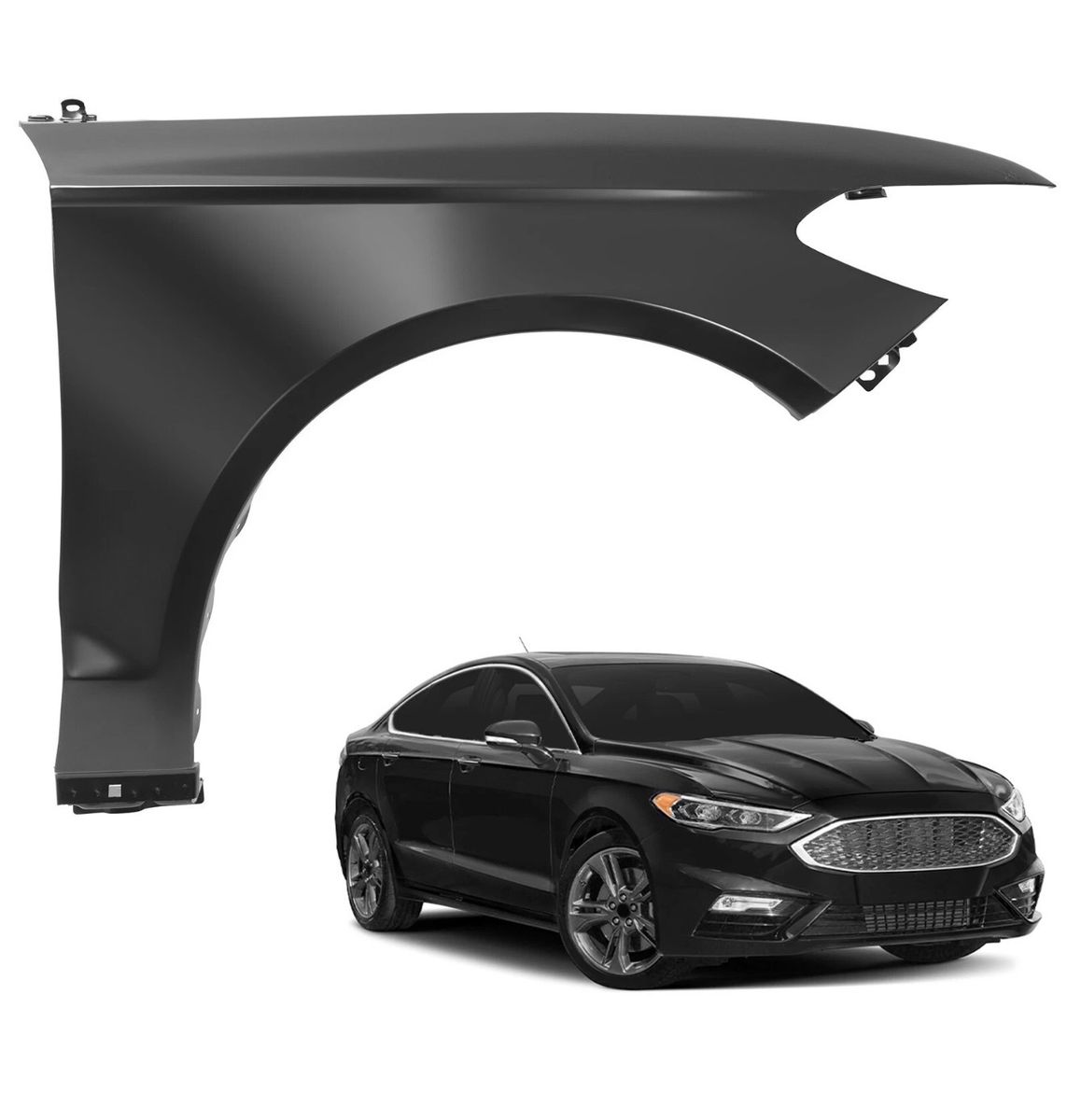 Front Right Side Fender For 2017 2018 2019 2020 Ford Fusion Primed Steel