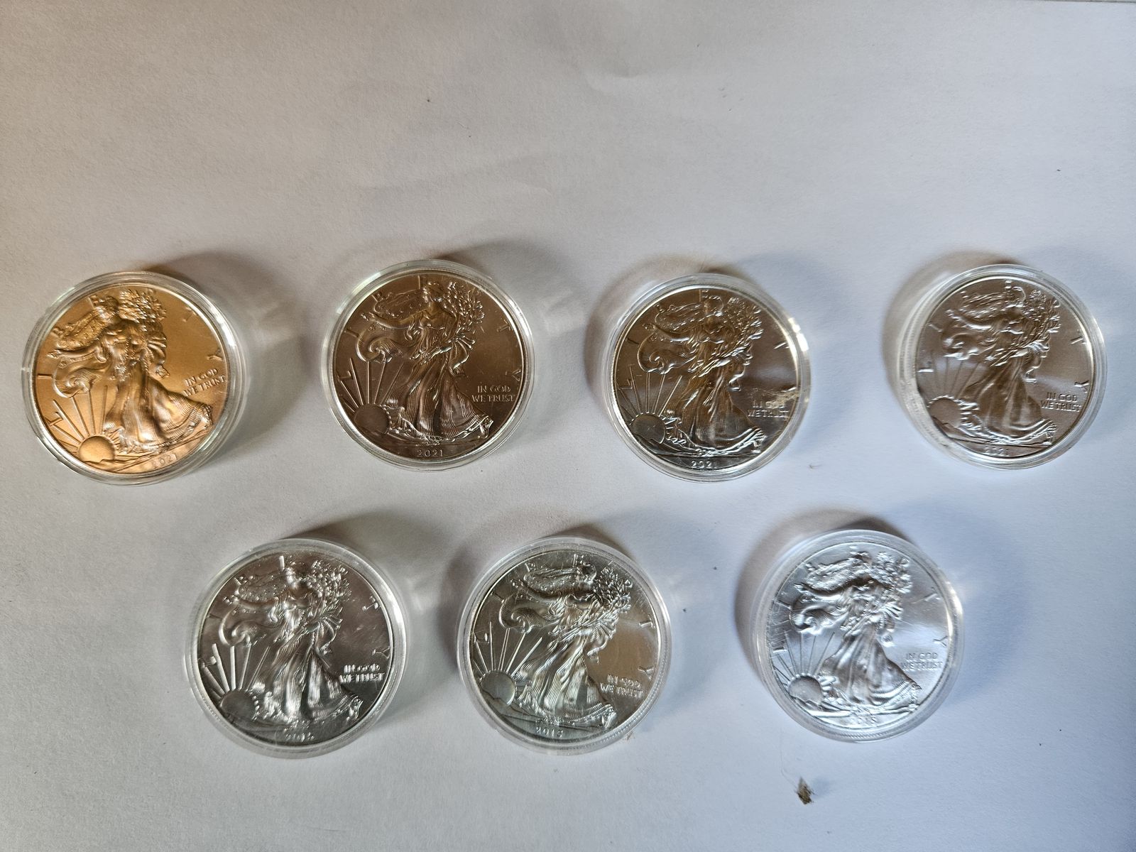 Standing Liberty Silver Dollars