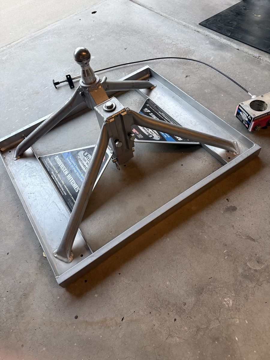 Andersen ultimate aluminum gooseneck hitch adapter to fifth wheel 5th Anderson