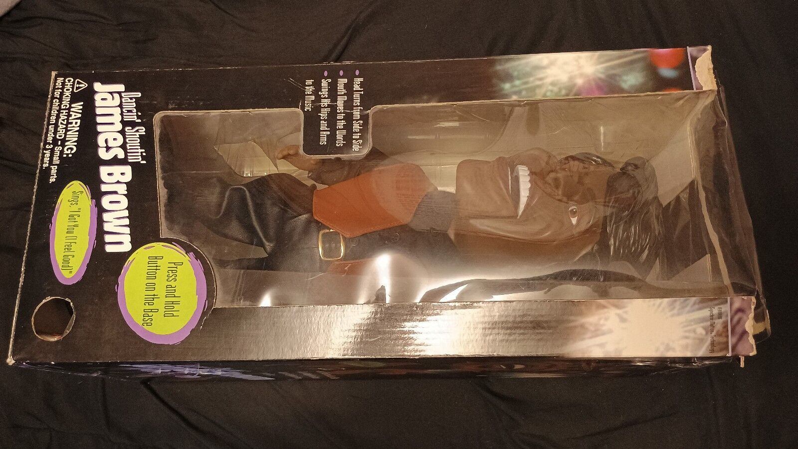 Dancin Shoutin James Brown Electronic Music Figure Gemmy 2001 UNTESTED