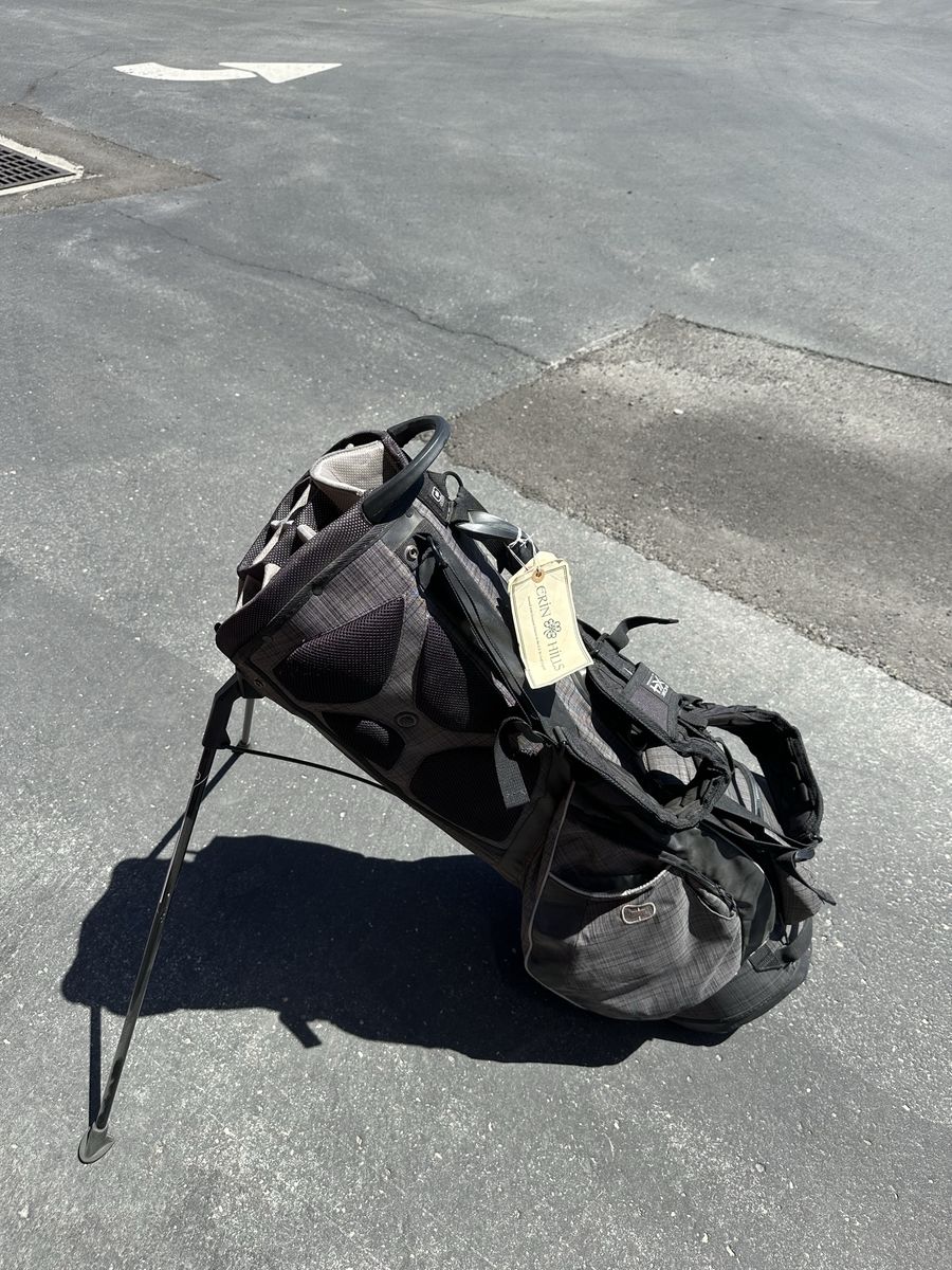 Ogio Fuse 4 Stand Golf Bag - Gray Plaid, New with Tags, Lightweight Carry Bag