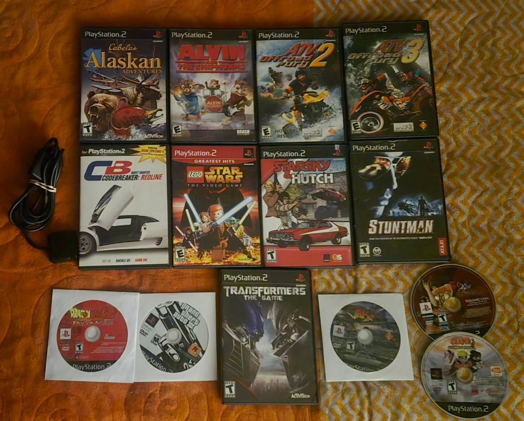 Ps2 games $5 each including Dragon Ball Z Budokai! Trades considered~!
