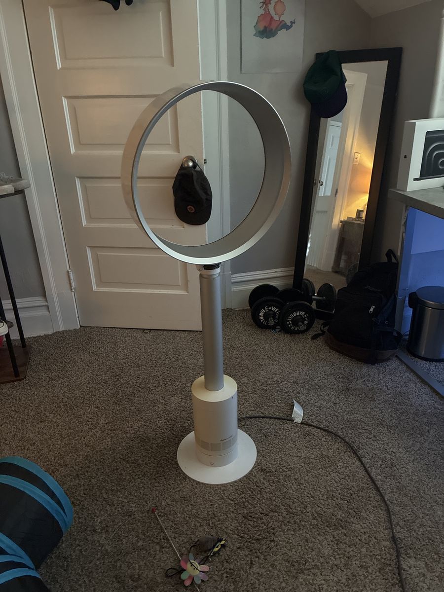 Dyson Air Multiplier Bladeless Pedestal Fan - Silver/White