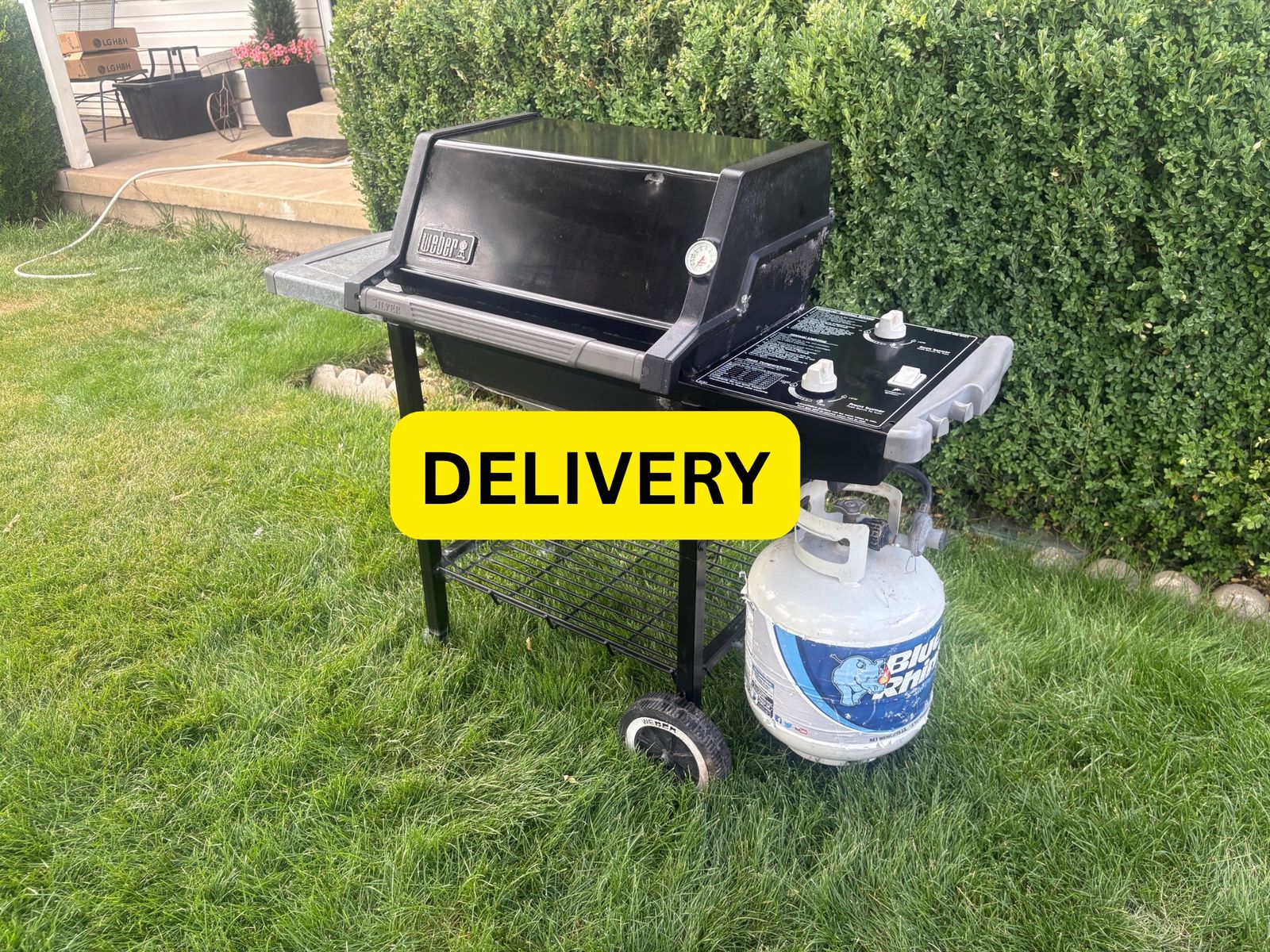 DELIVERY - WORKING/CLEANED Weber BBQ Grill